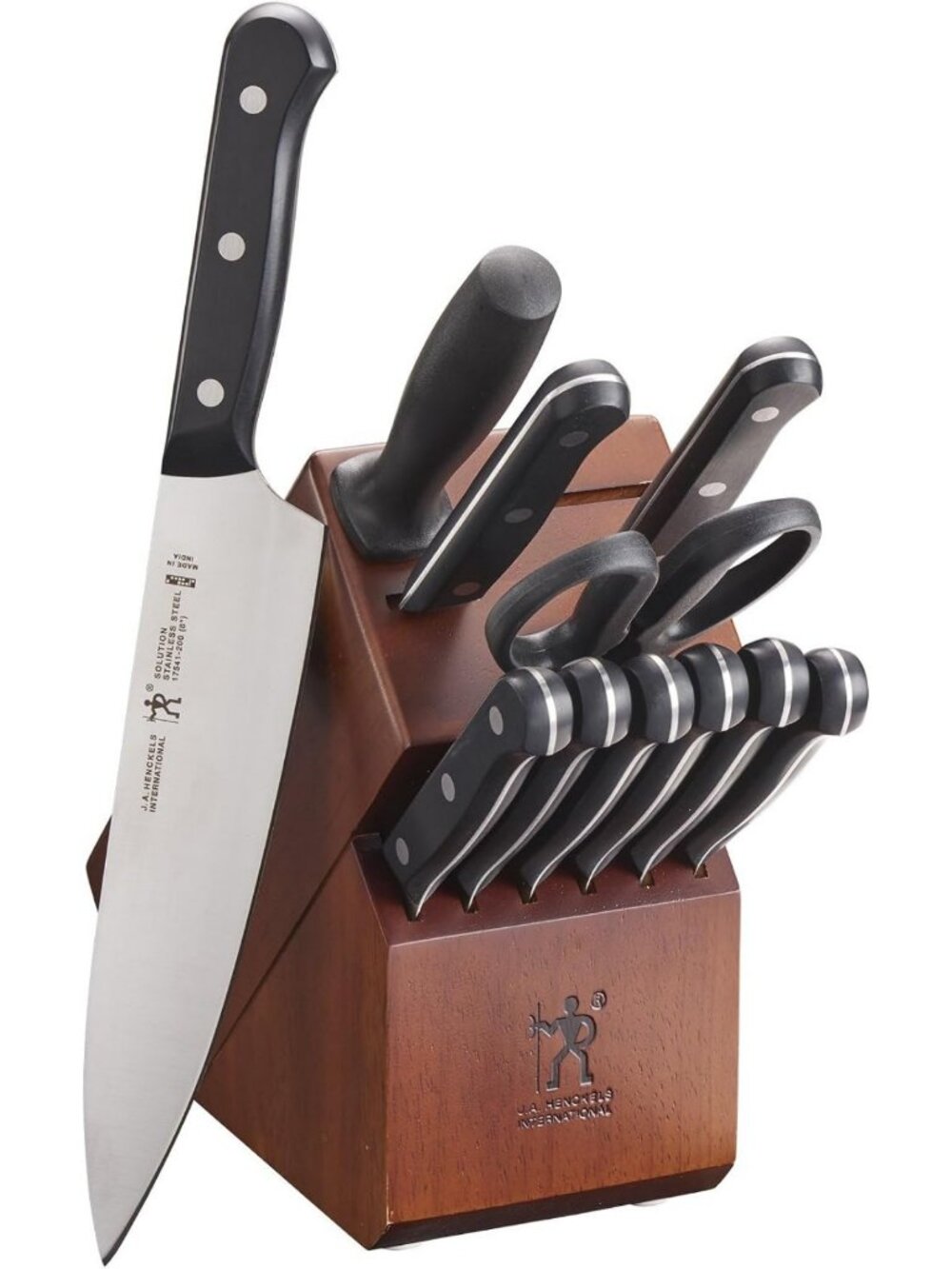Razor-Sharp 12-Piece Knife Set, German Engineered, Durable Kitchen Cutlery